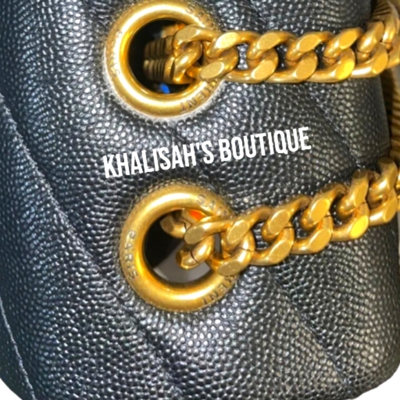 Extremely Rare!! YSL Saint Laurent LOULOU MEDIUM BAG MATELASSÉ Y GRAINED LEATHER - Picture 10 of 17